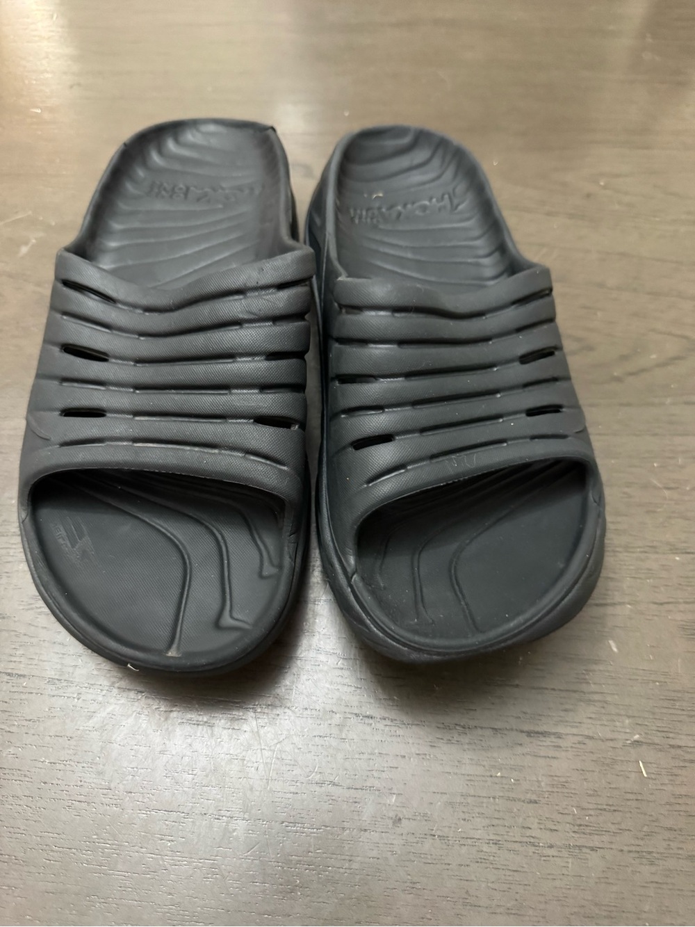 Hoka Men's Black Slip-On Slide Sandals size 10M